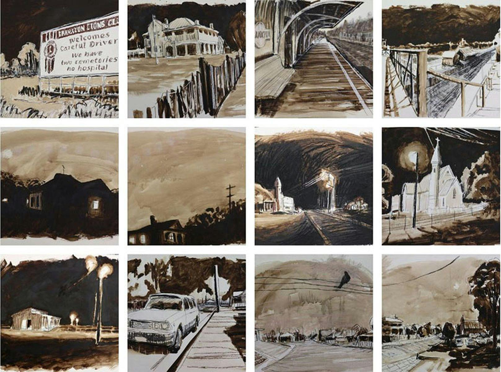 Todd Fuller, My Brother calls this place God's Country, 2018, hand drawn animation Duration: 8:06 mi