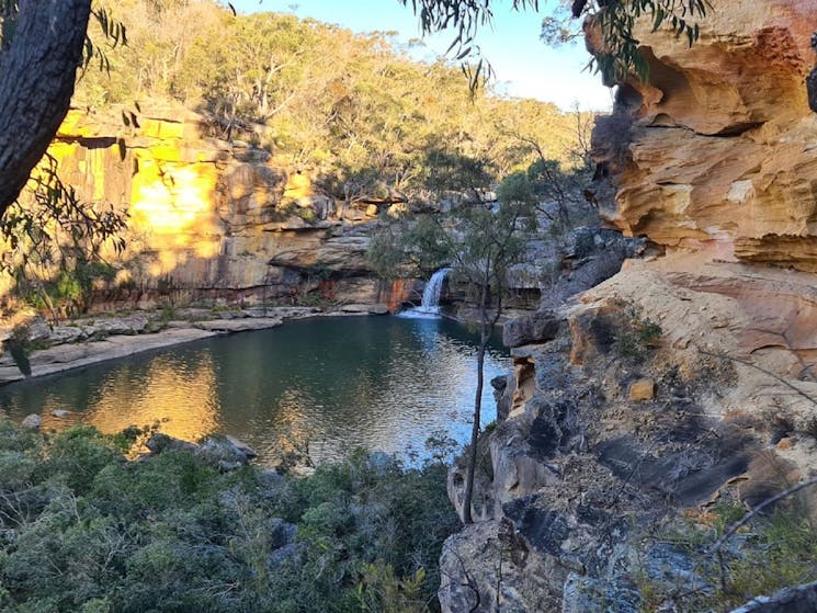 picture of water hole in Macarthur region new south wales