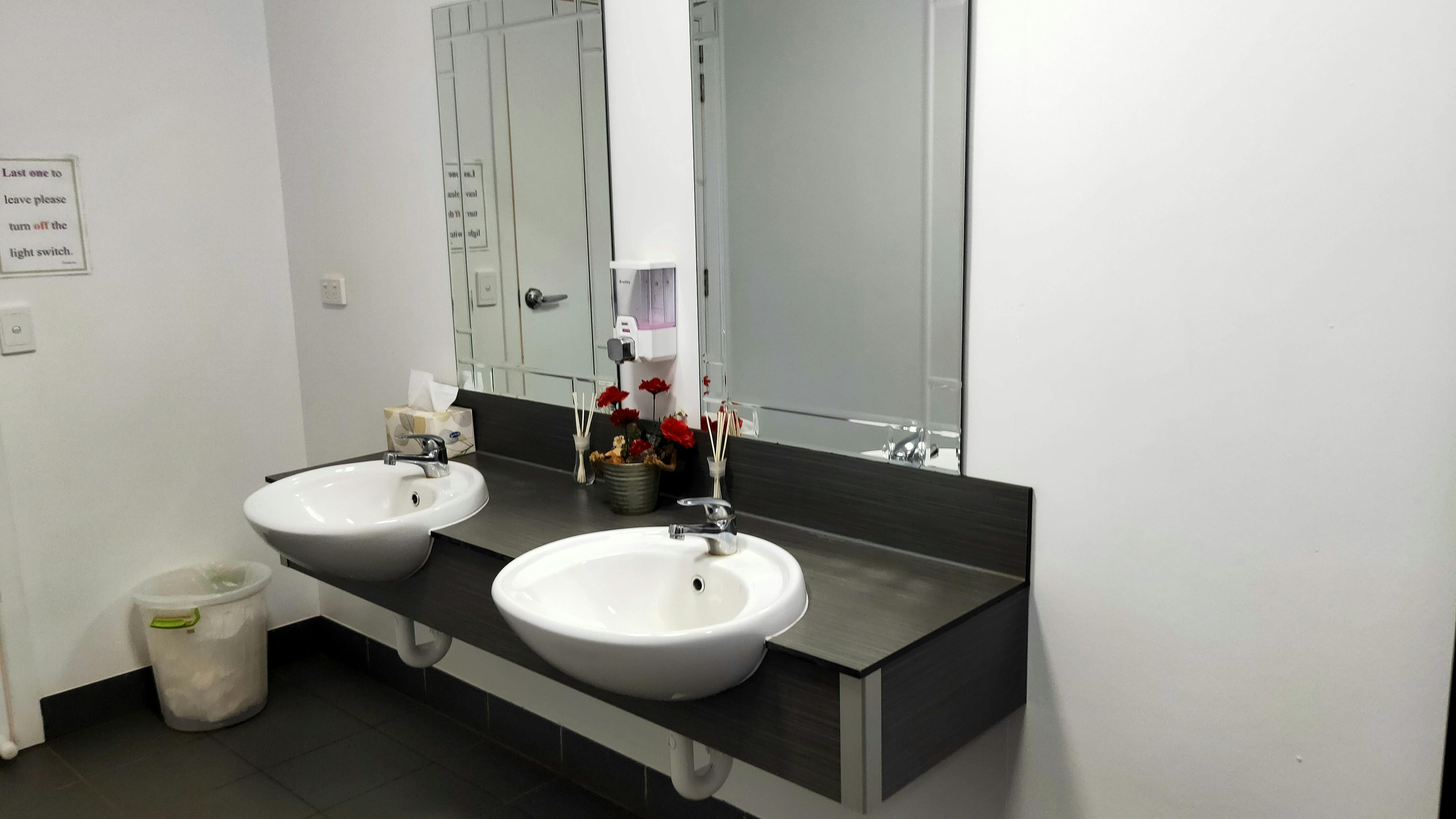 Updated bathrooms