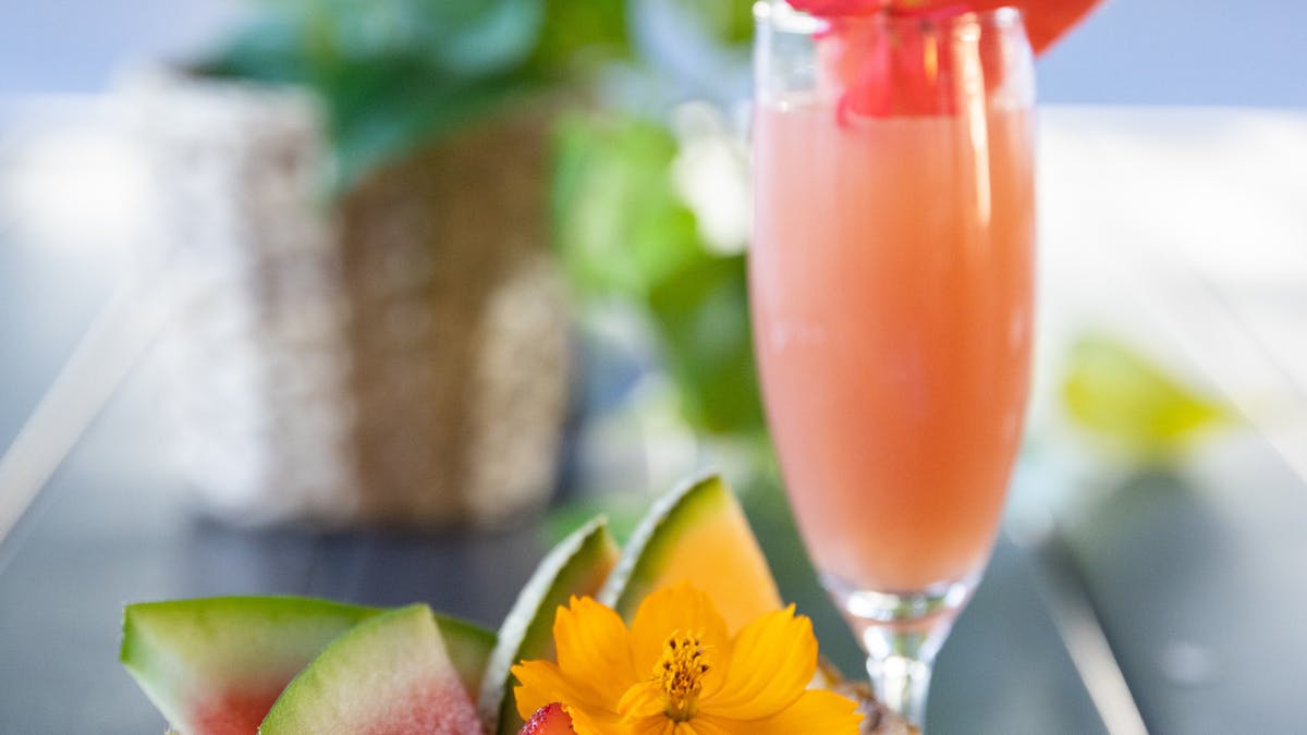 Acai and mimosa