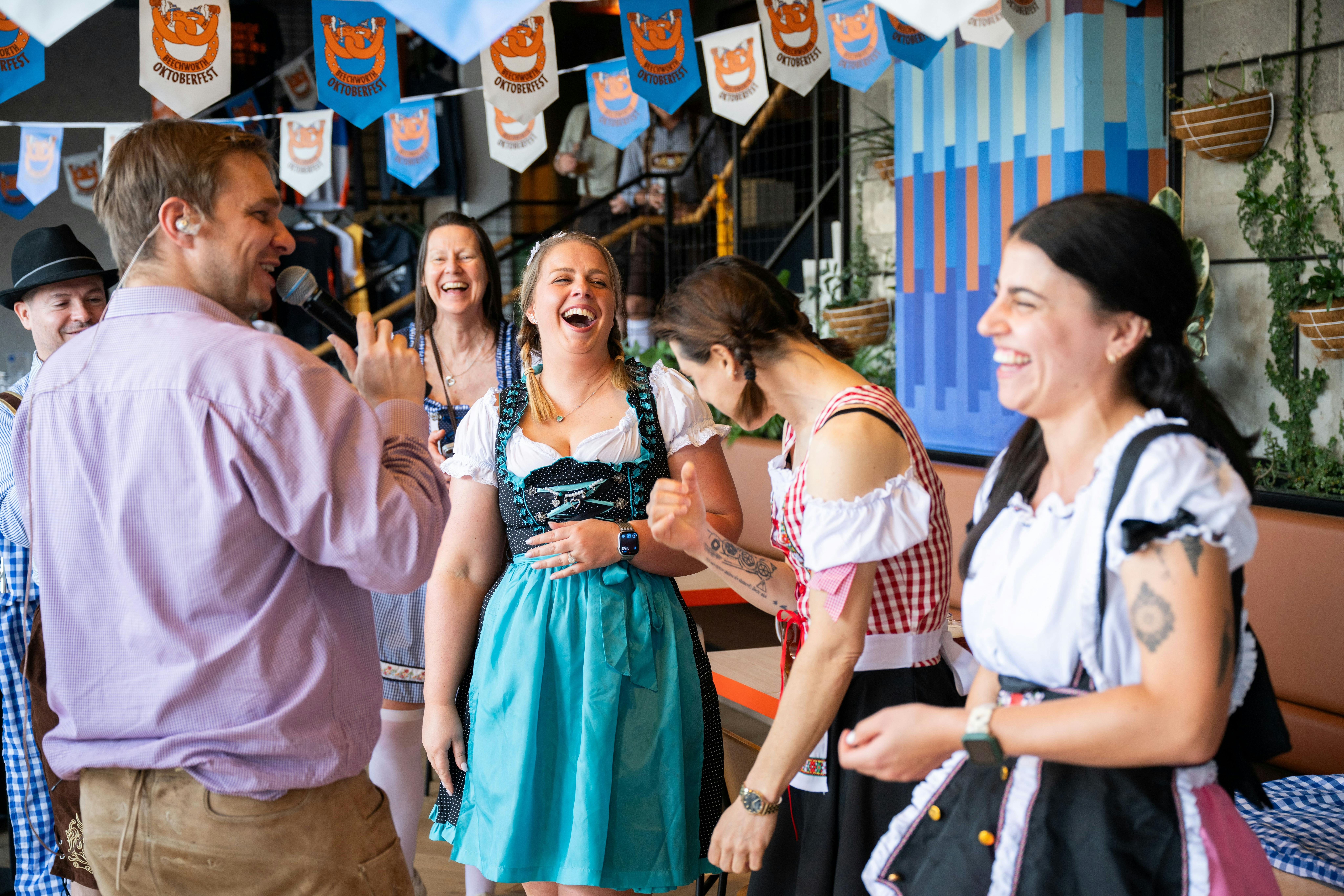 Group of women laughing