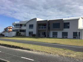 This side of the house faces the ocean