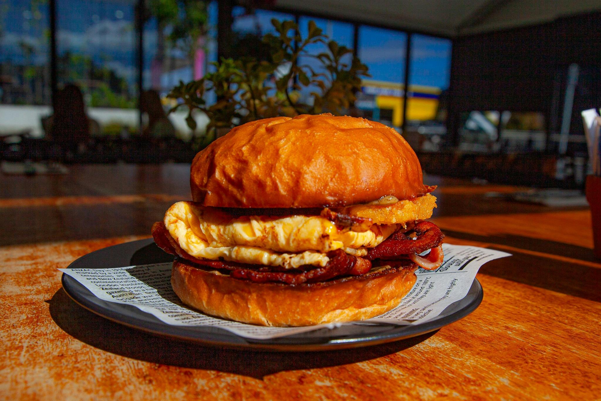 Bacon and Egg Deluxe Roll