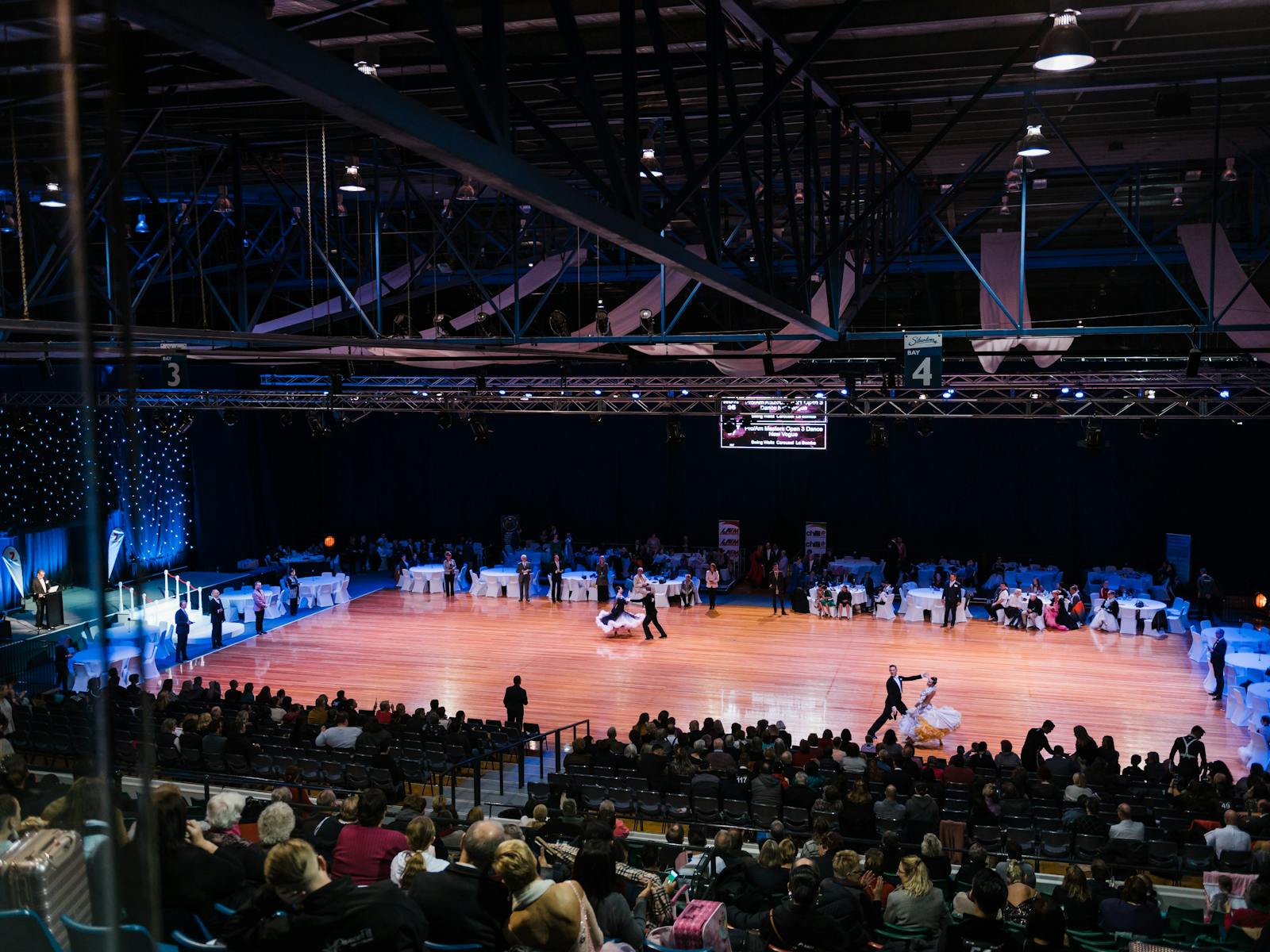 A look at the dance floor at the 2019 event from the C Reserve level seating