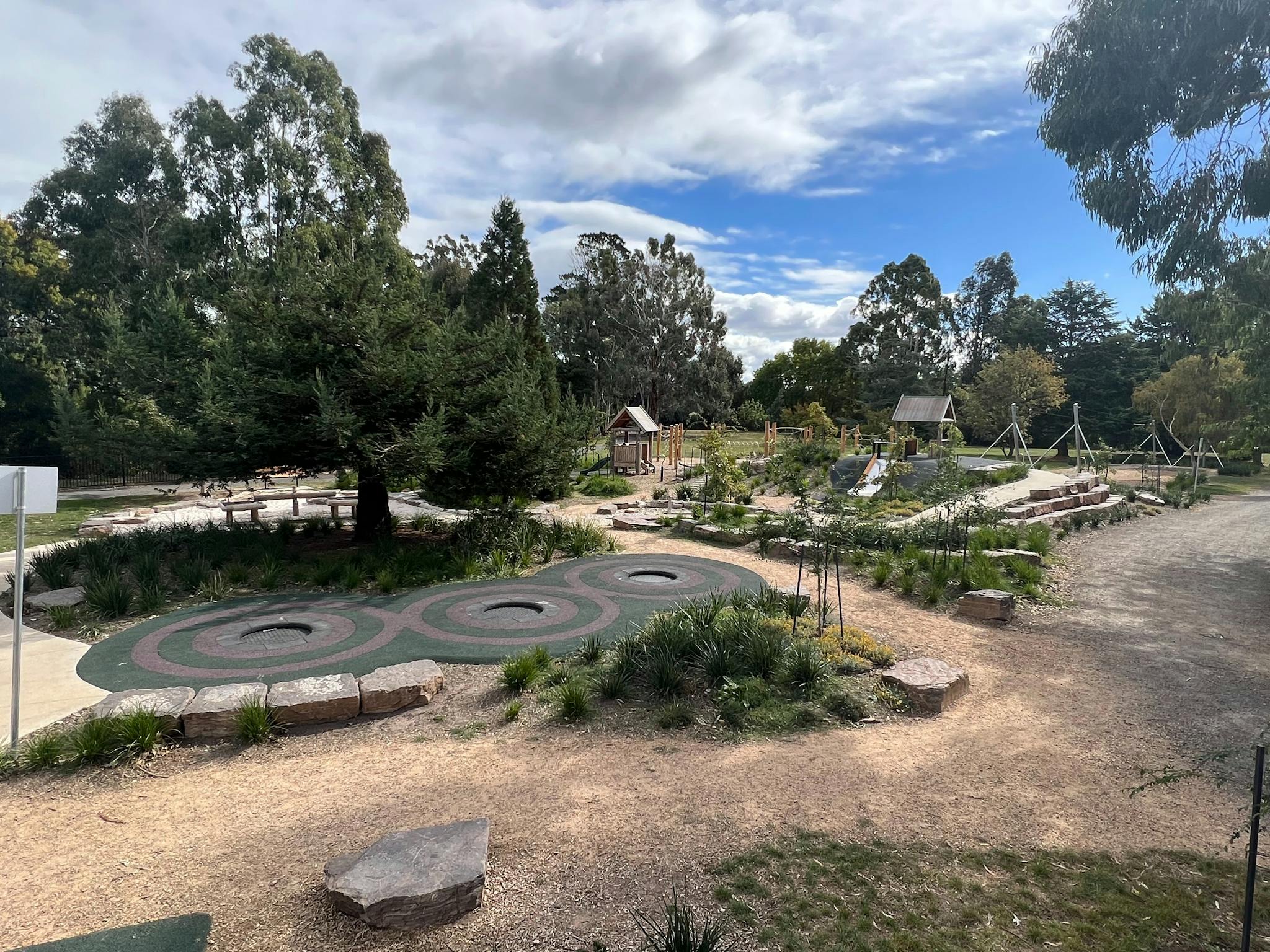 Adventure playgound at Botanic Reserve