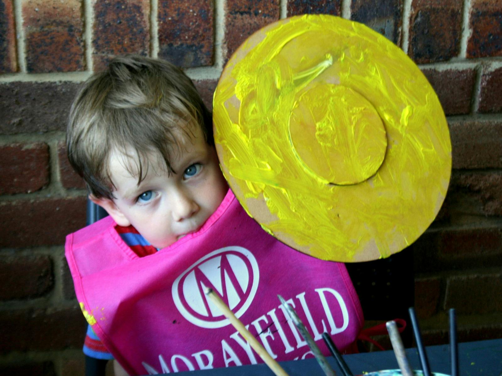 Get crafty and make your own Viking shield.