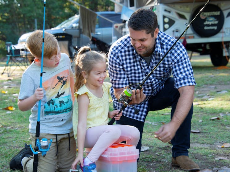 Fishing with the kids