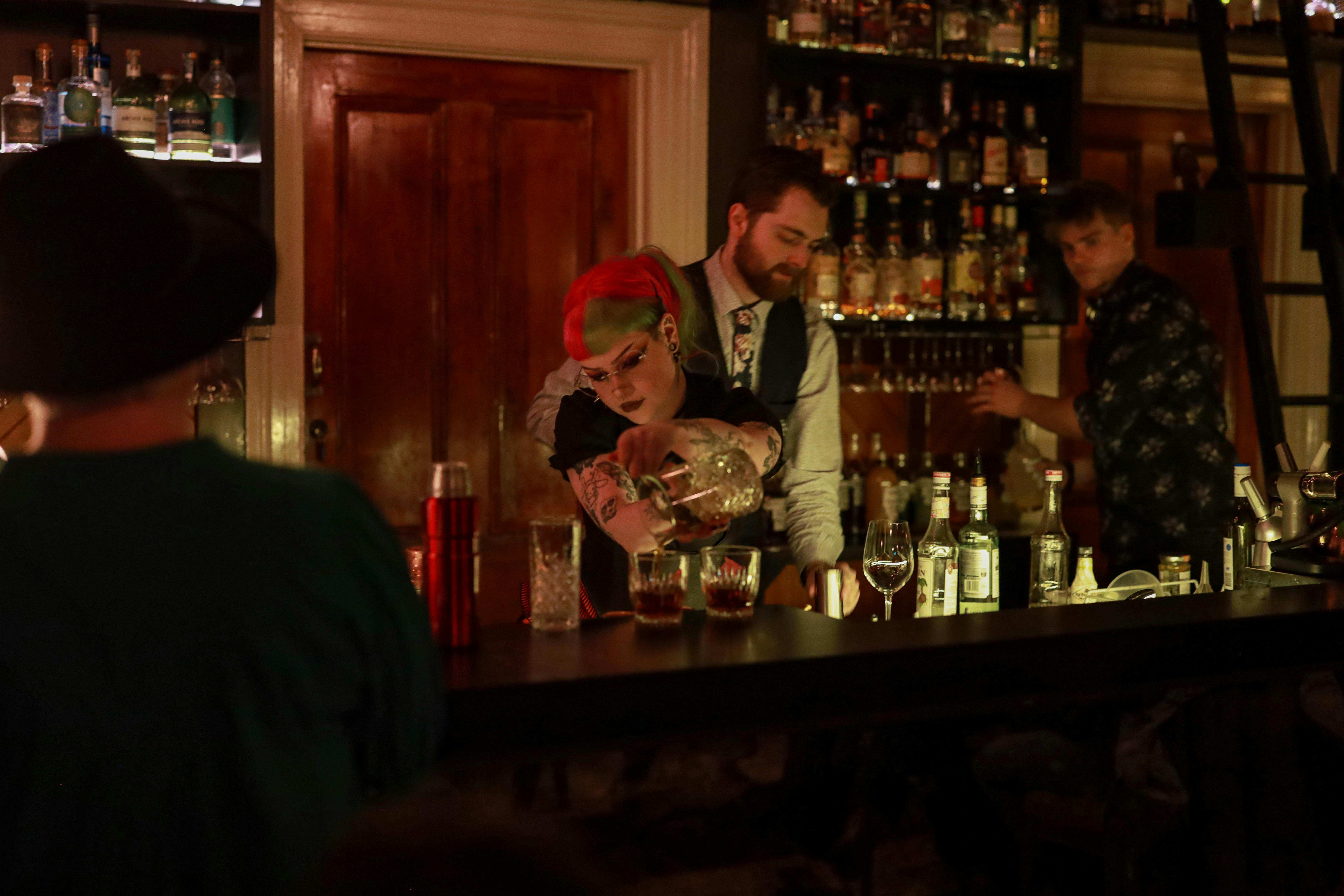 Over 600 spirits to choose from. Signature cocktails