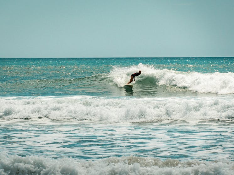 Surfing at Diggers