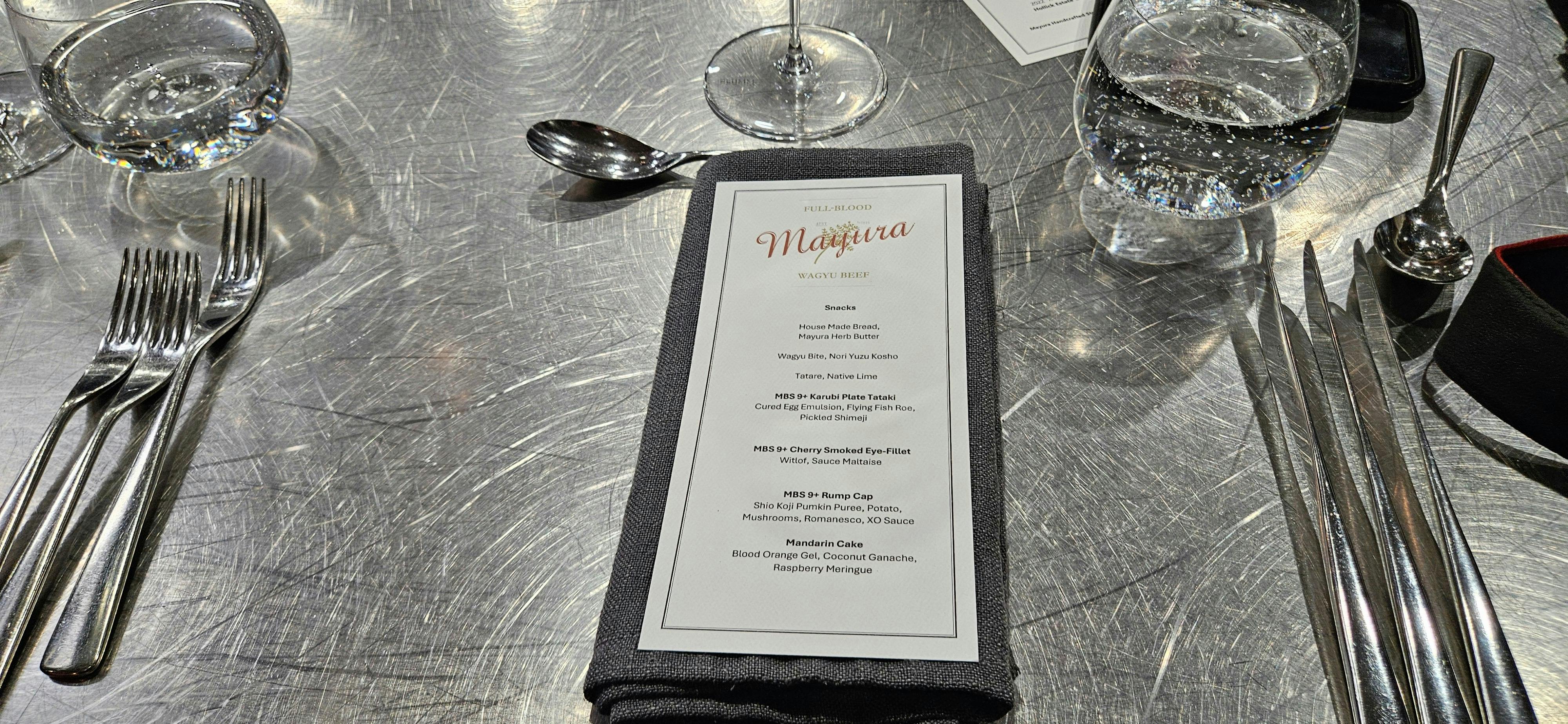 Mayura Station Chef’s Table Wagyu dining experience Limestone Coast South Australia
