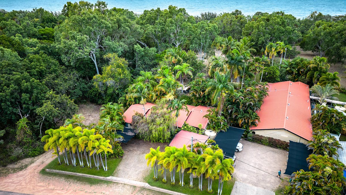 Beachside location