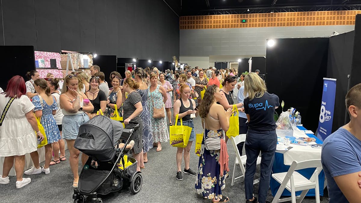 Large crowds attending Your Local Wedding Guide Gold Coast Expo.