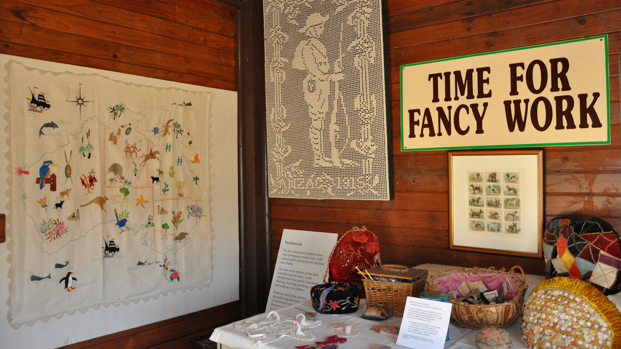 Pioneer Women's Hut display
