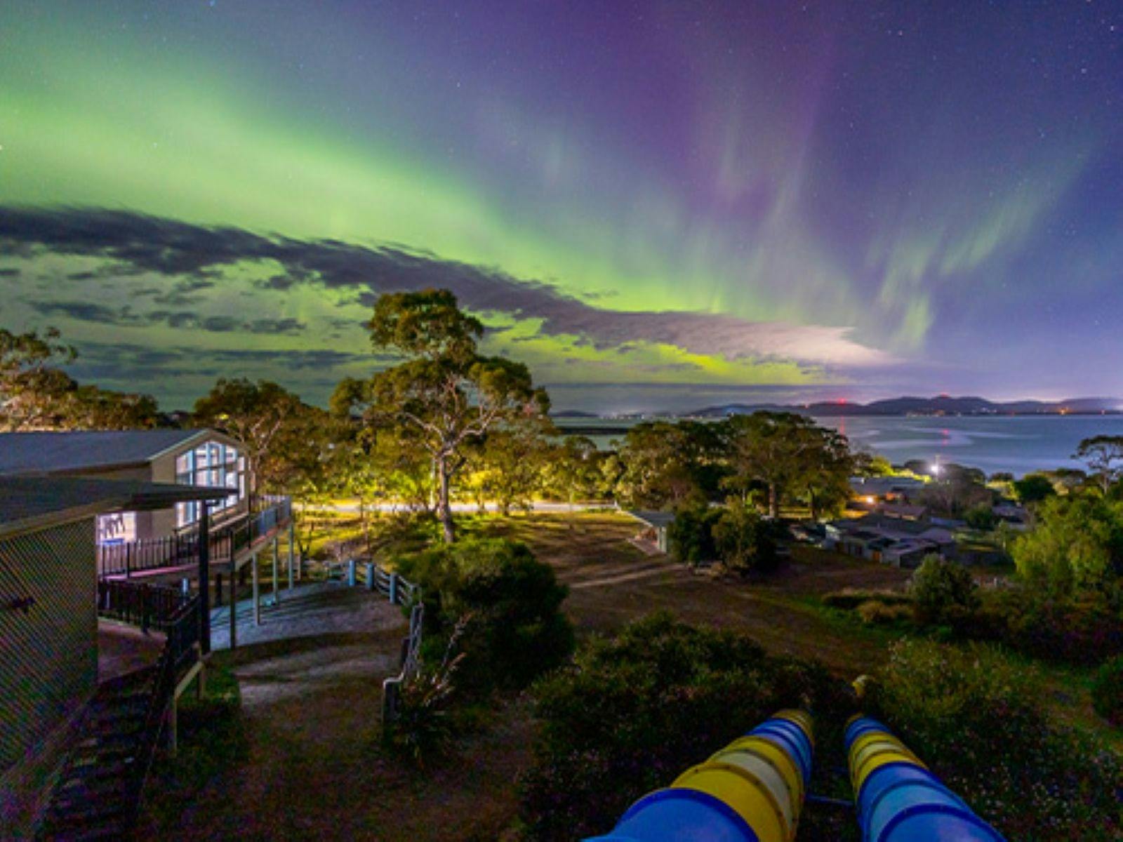 Blue Lagoon at Night