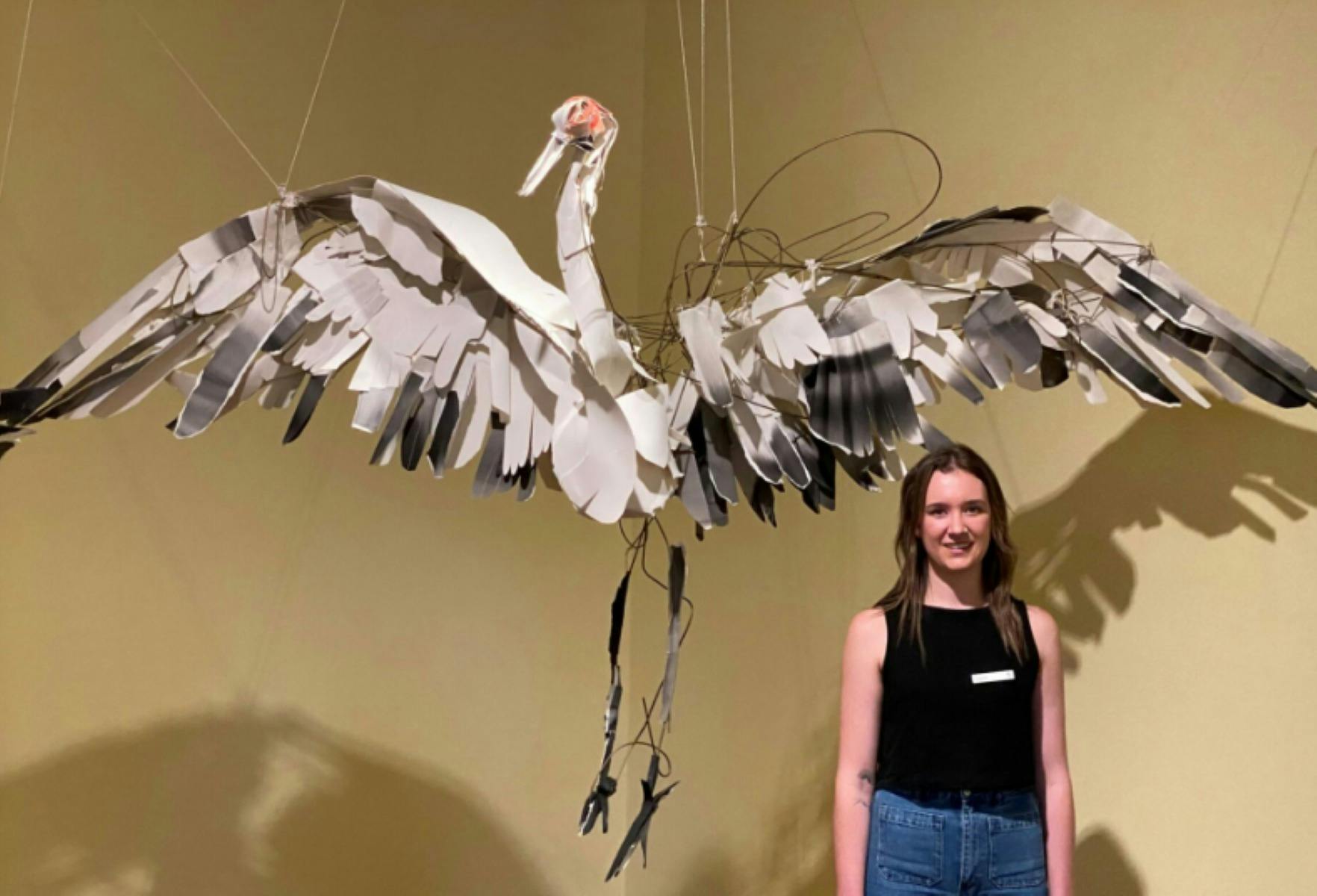 Sculpture Workshop Inspired by Anna-Wili Highfield's Brolgas