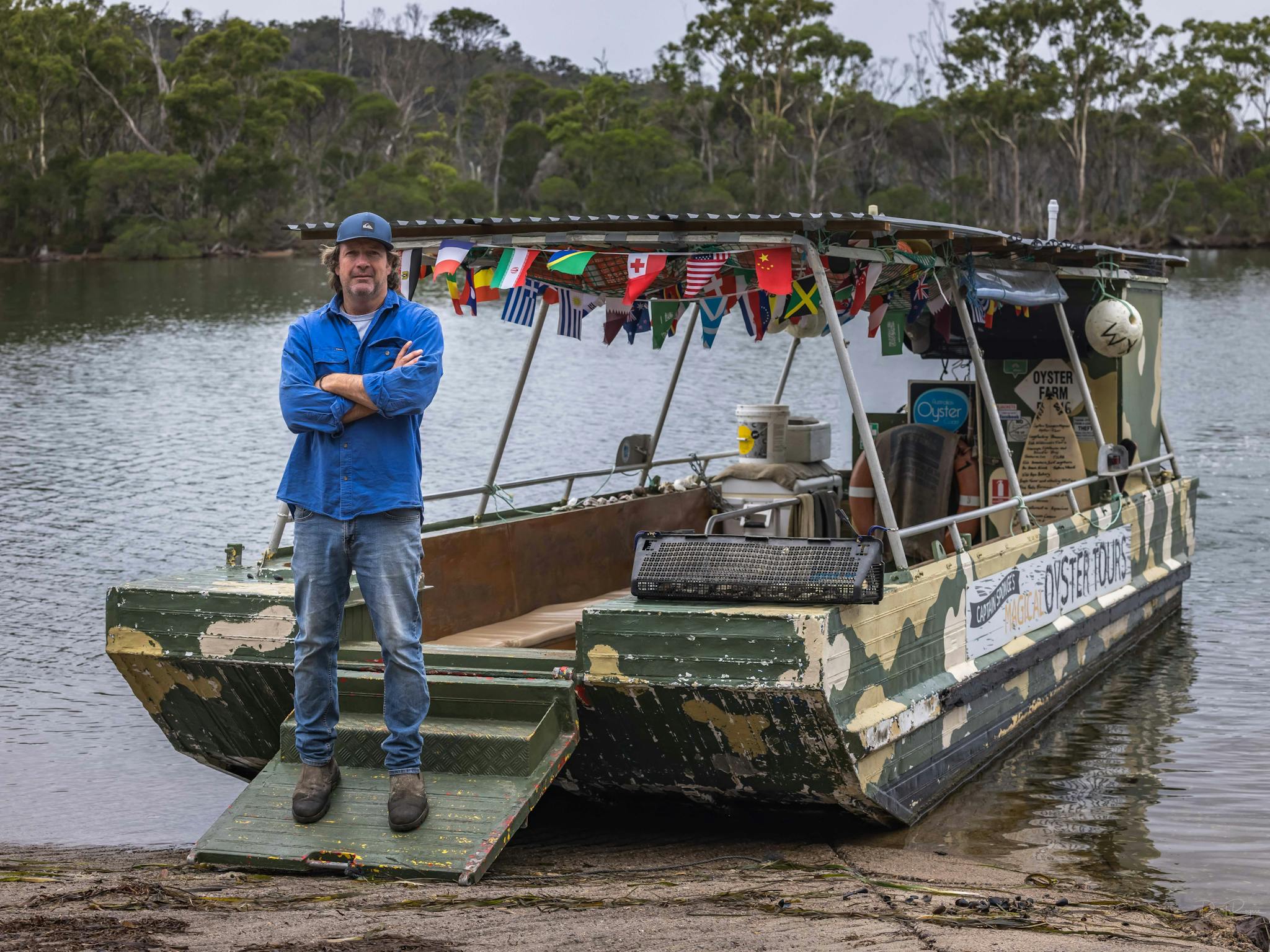 Captain Sponges Magical Oyster Tours, Pambula, Merimbula, Sapphire Coast, oyster tour, oysters