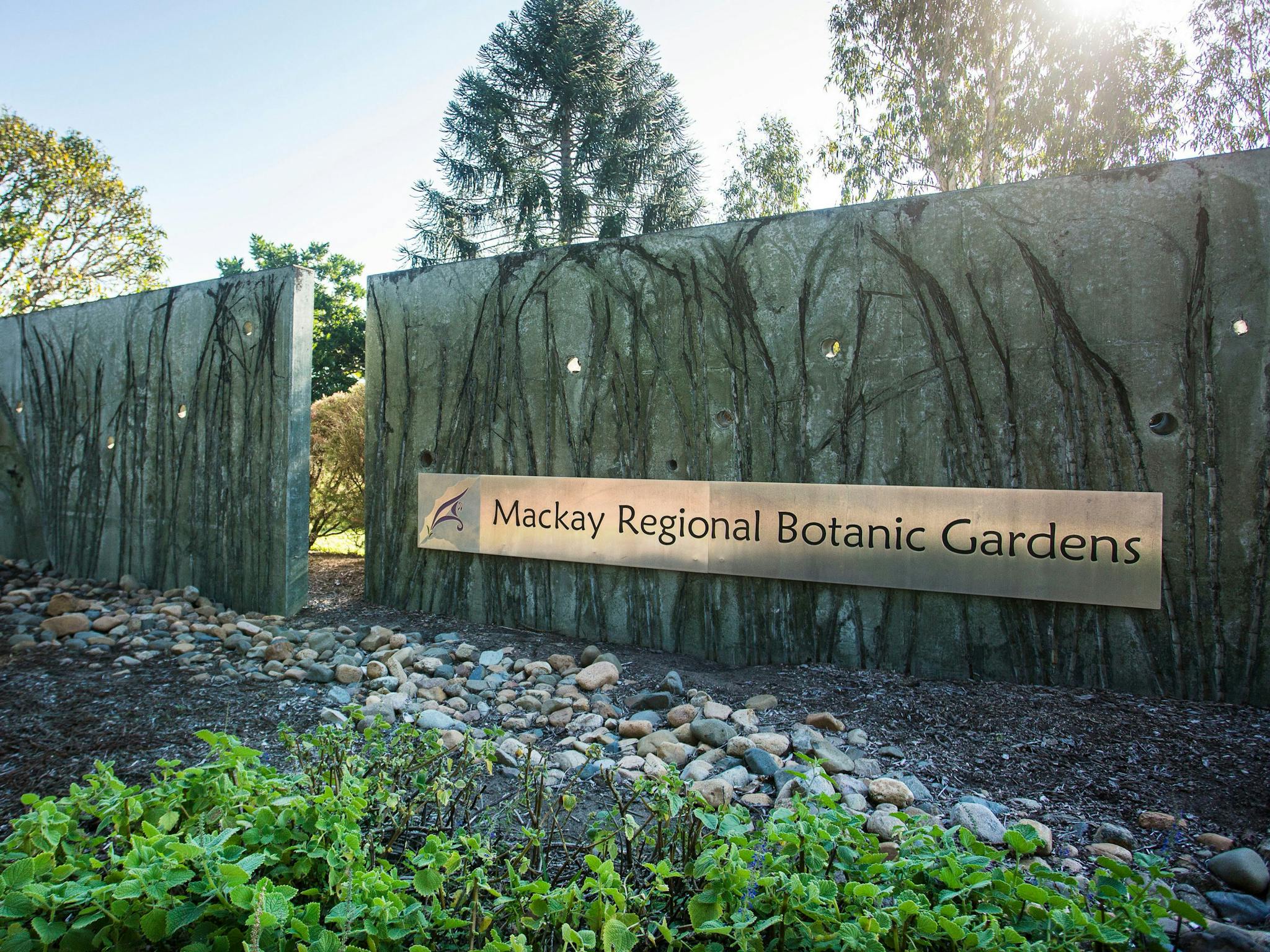 Mackay Regional Botanic Gardens Plaque Mackay Regional Botanic Gardens Plaque