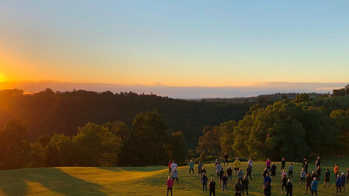Qi Gong Sunrise ACtivity