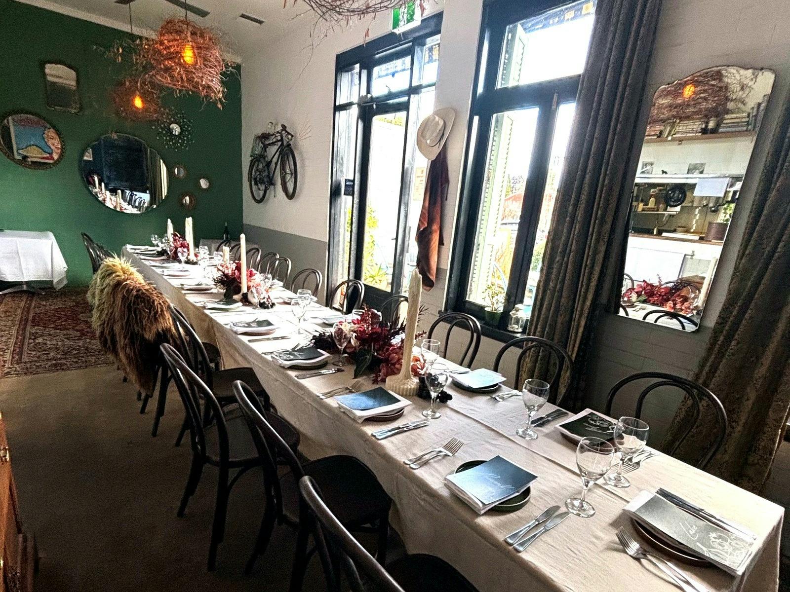 Josh's Cafe hosts private functions including exclusive events or smaller celebrations