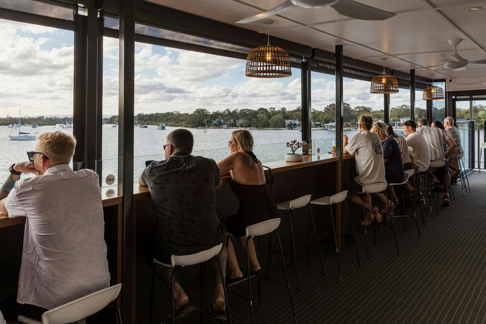 Sunset Bar on the top deck