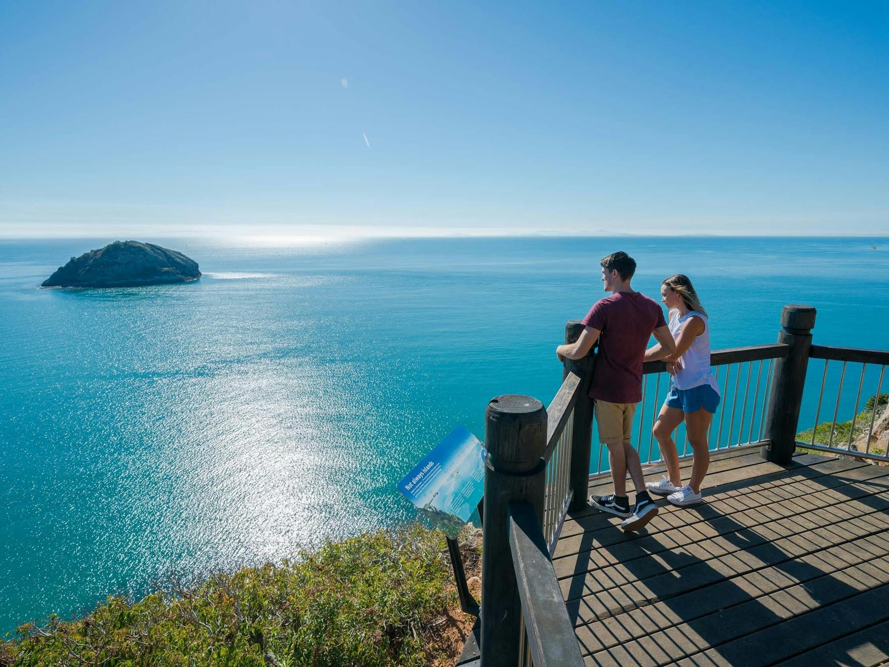 Enjoy stunning views from Bluff Point Circuit Lookout
