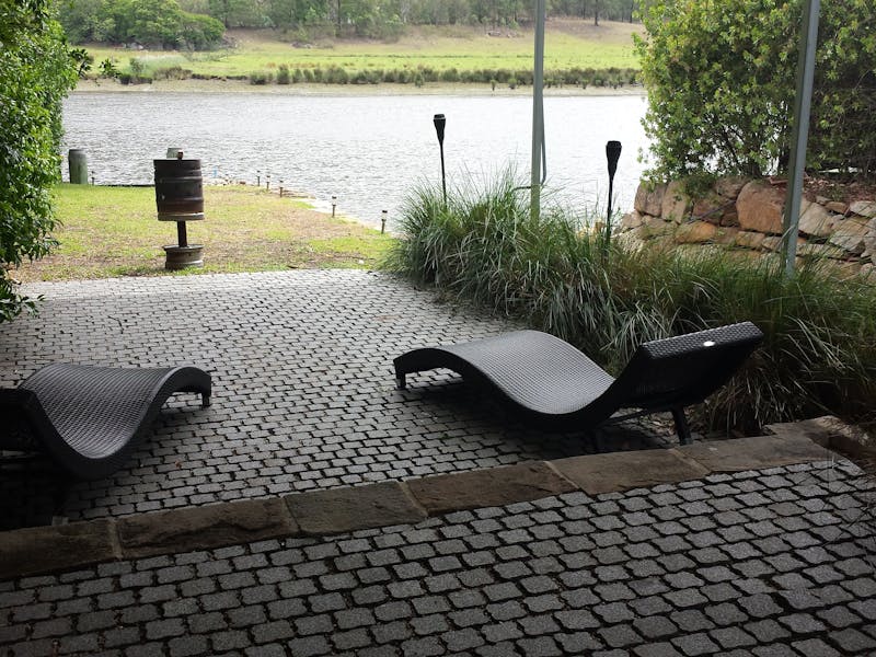 View from the cabin door