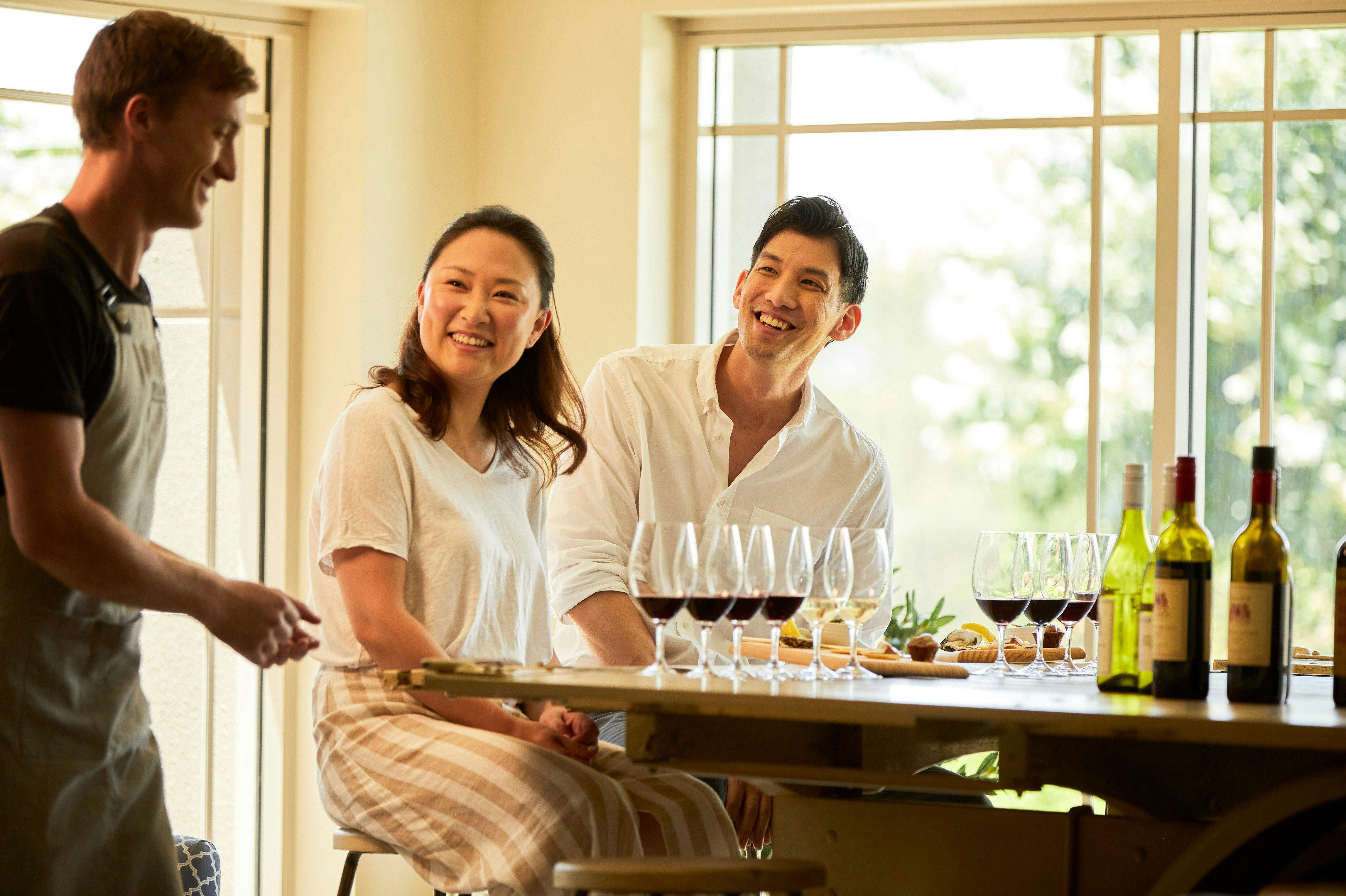 A private wine experience pairing Tulloch Wines with global flavours