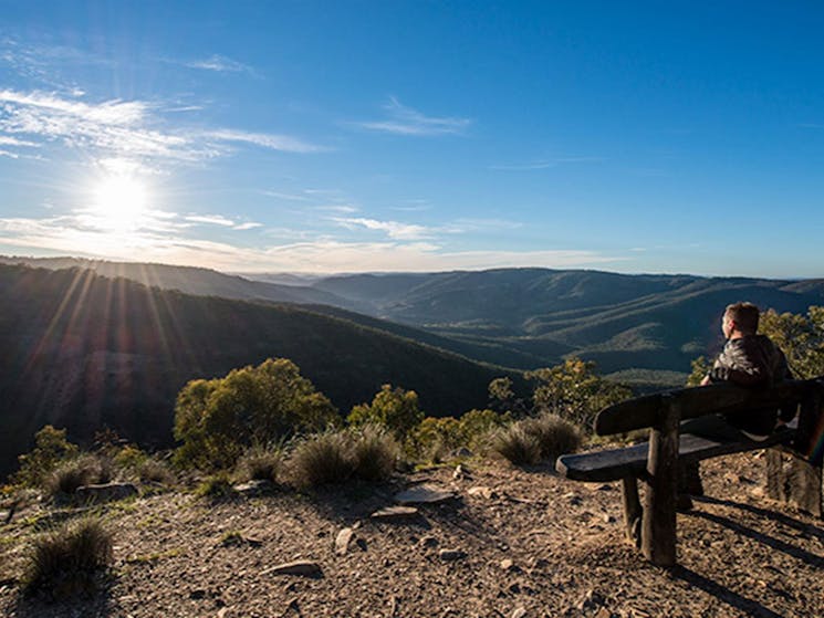 Beaufoy Merlin lookout, Hill End Historic Site. Photo: John Spencer