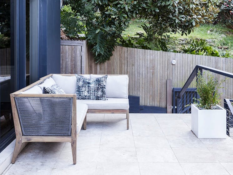 You'll love the contemporary terrace