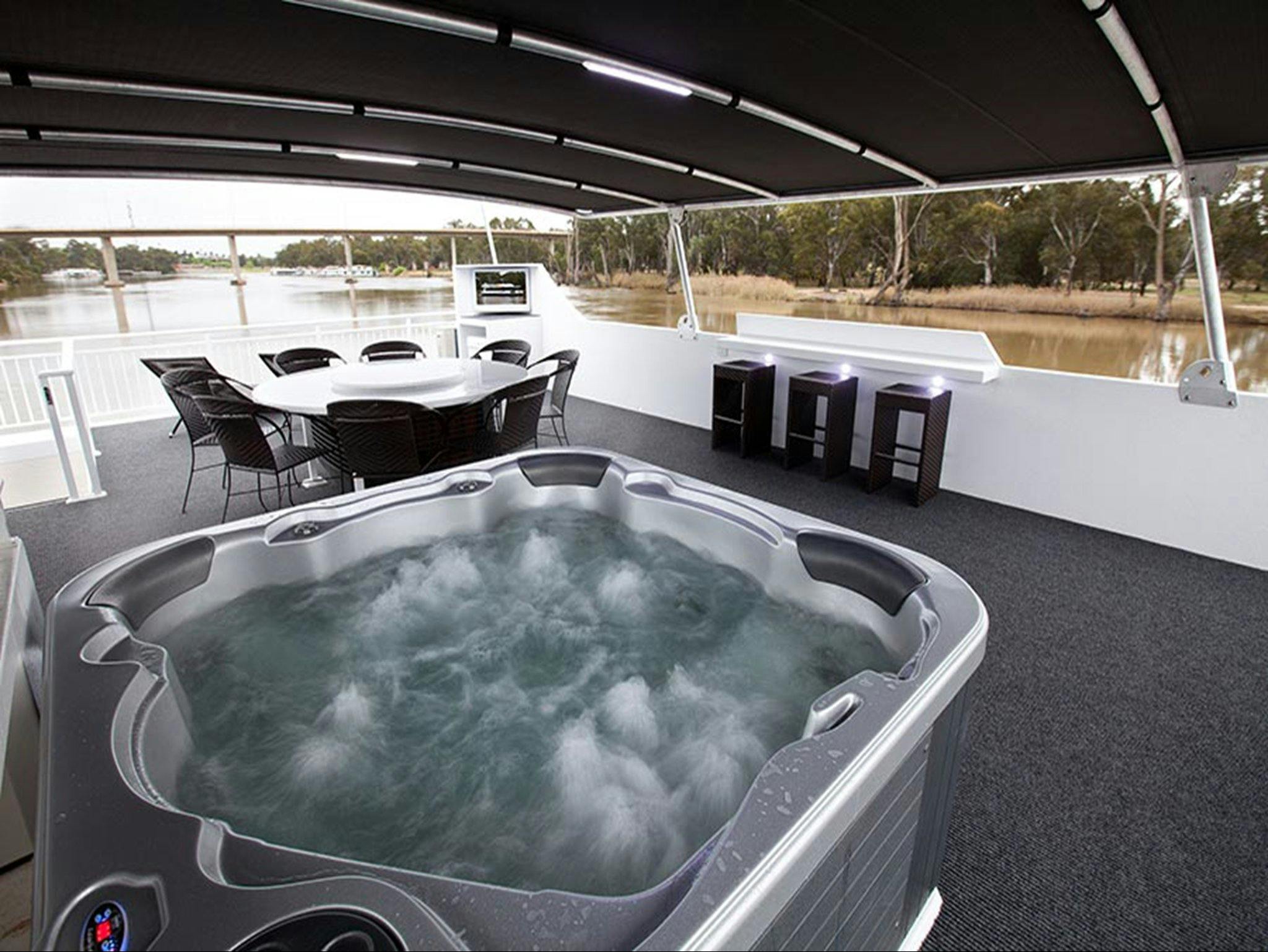 Emerald Luxury's spa up top