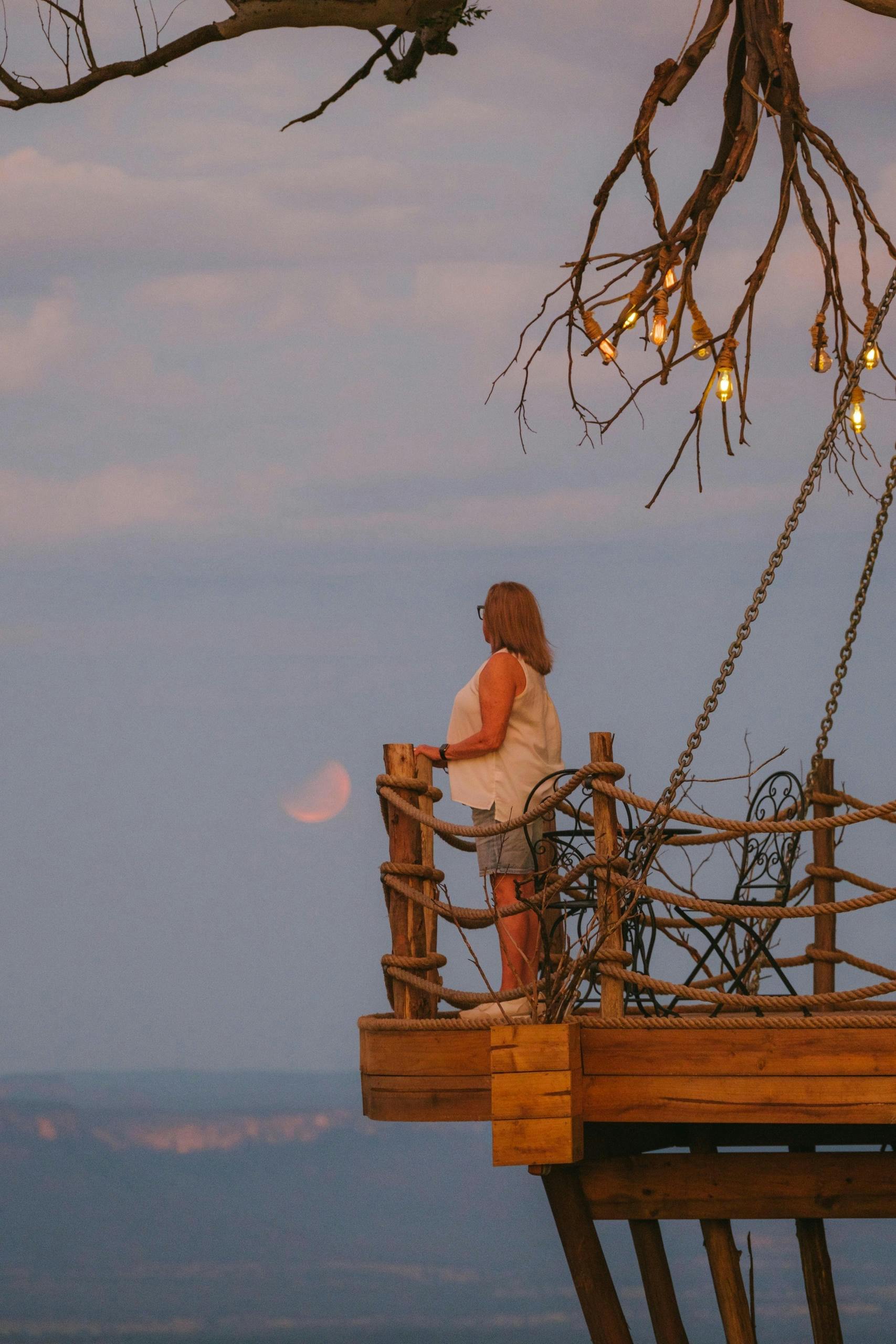 NSW Capertree Valley 캠핑 일몰 버블텐트