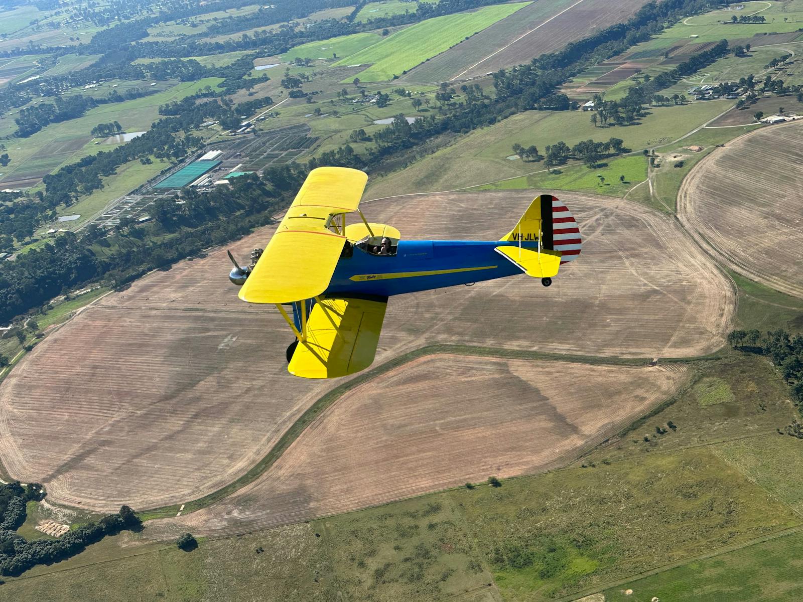 Vintage biplane