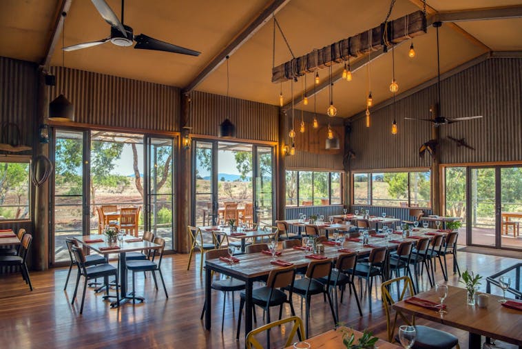 The Woolshed Restaurant at Rawnsley Park