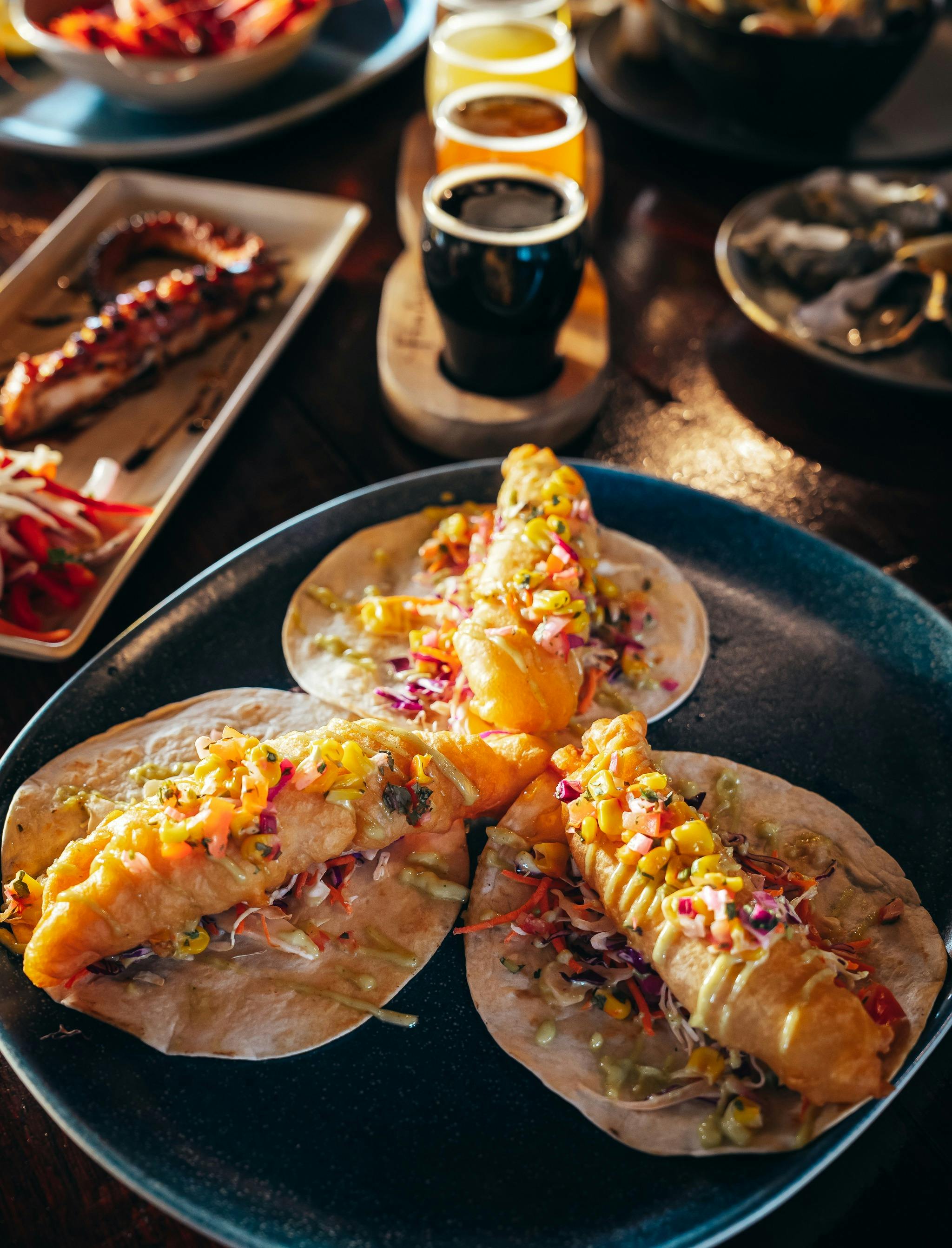 Fish Tacos are one of our best selling items, great to share or have for yourself