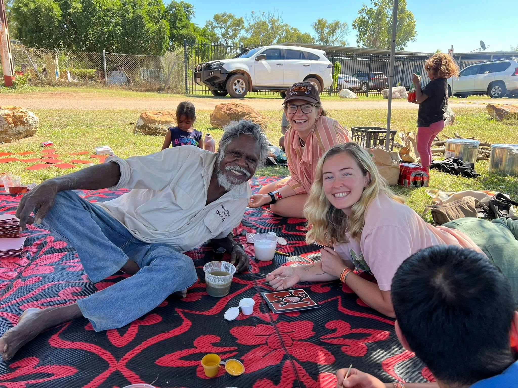 Manuel Pamkal at the Barunga Festival