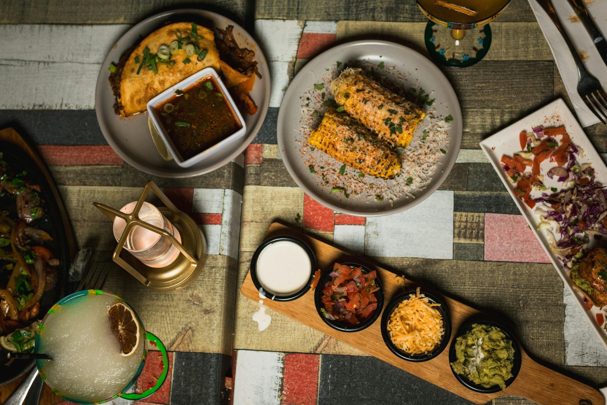 Plates of food