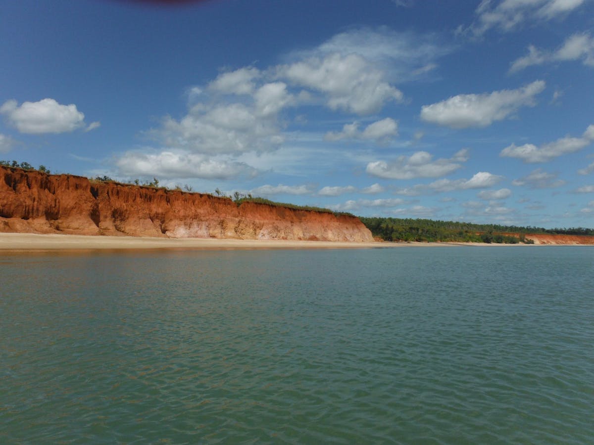 Red cliffs at Weipa