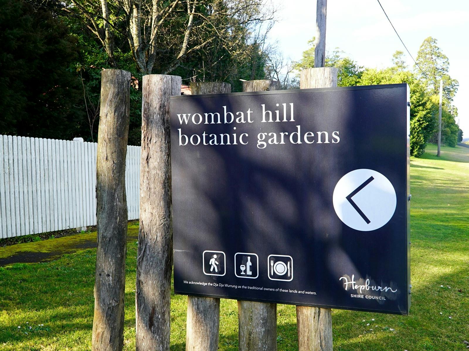 Front gate sign