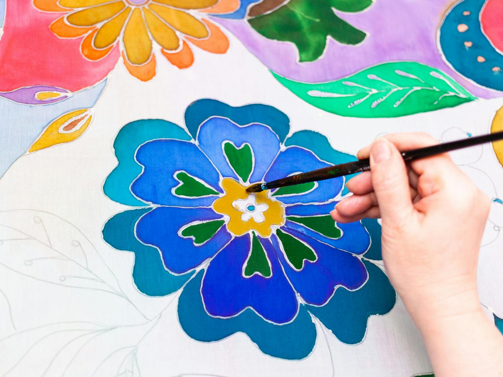 Image for Beginners Silk Painting Class