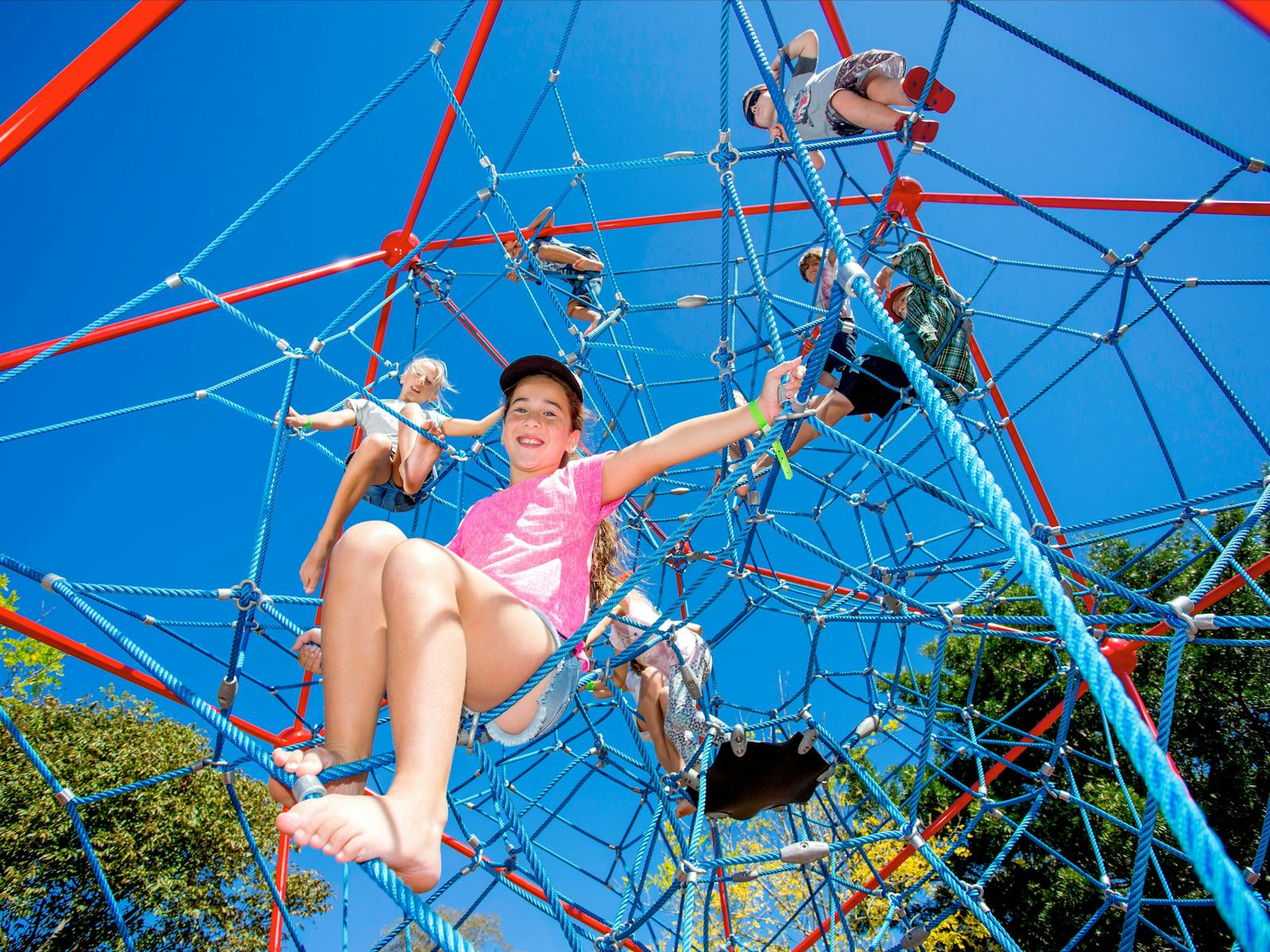 Kinder auf Ropeplay