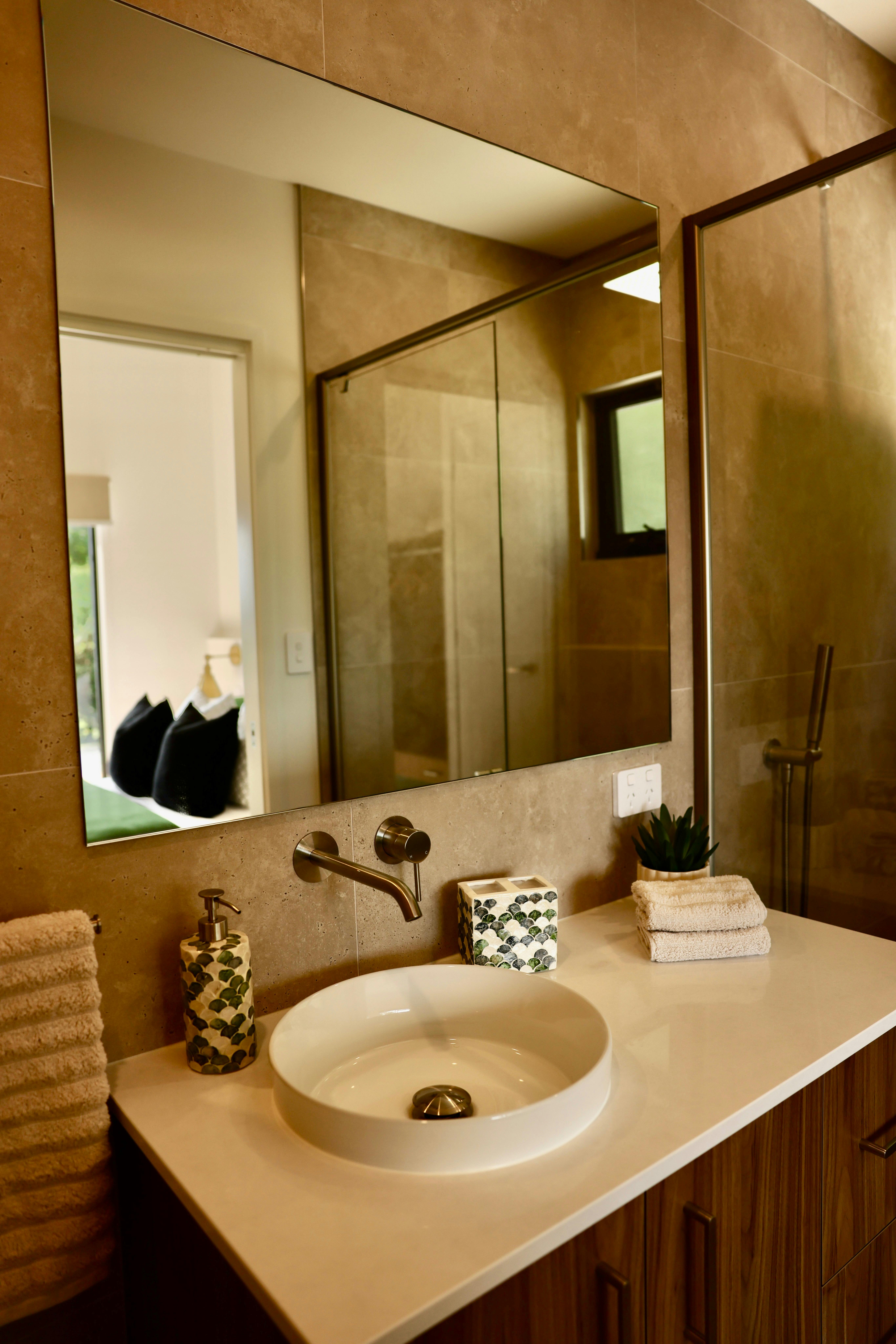 The latest modern bathroom and ensuite awaits