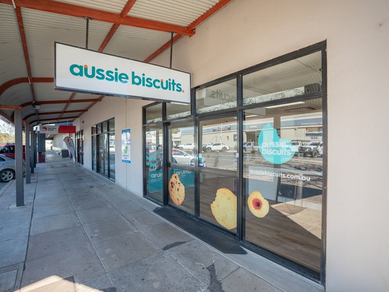 shop front, ranking street, aussie biscuits, aruma