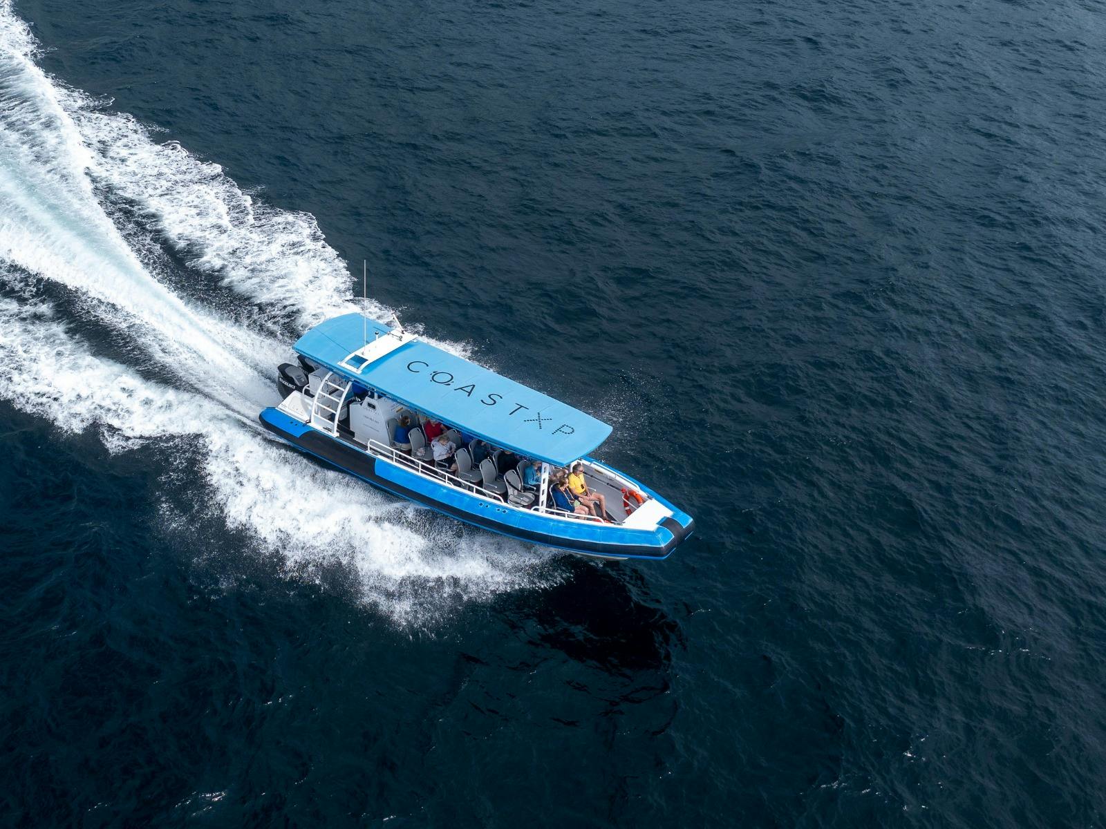 Photo of boat from above