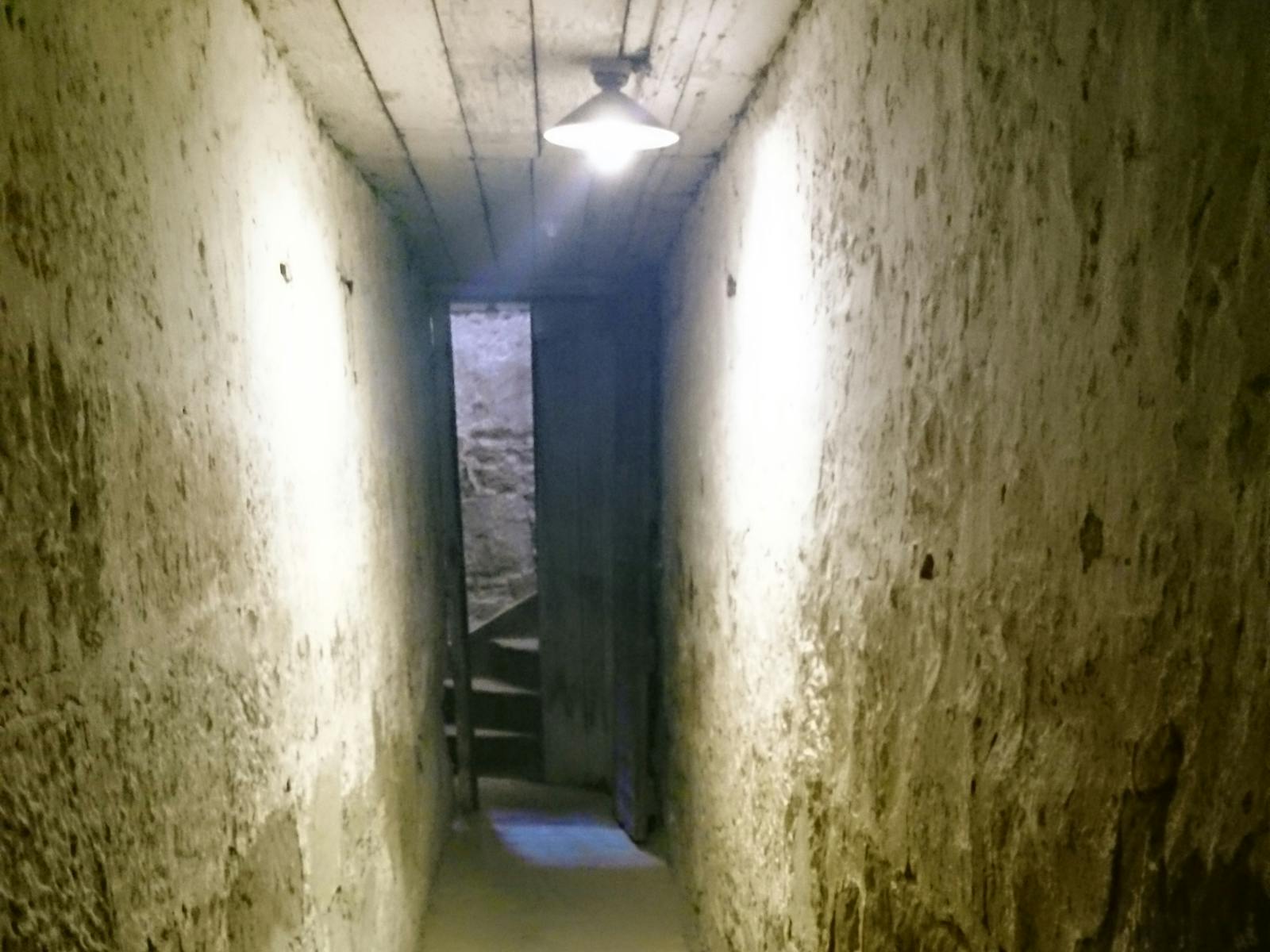 Hobart Penitentiary subterranean tunnel linking courtrooms and cells