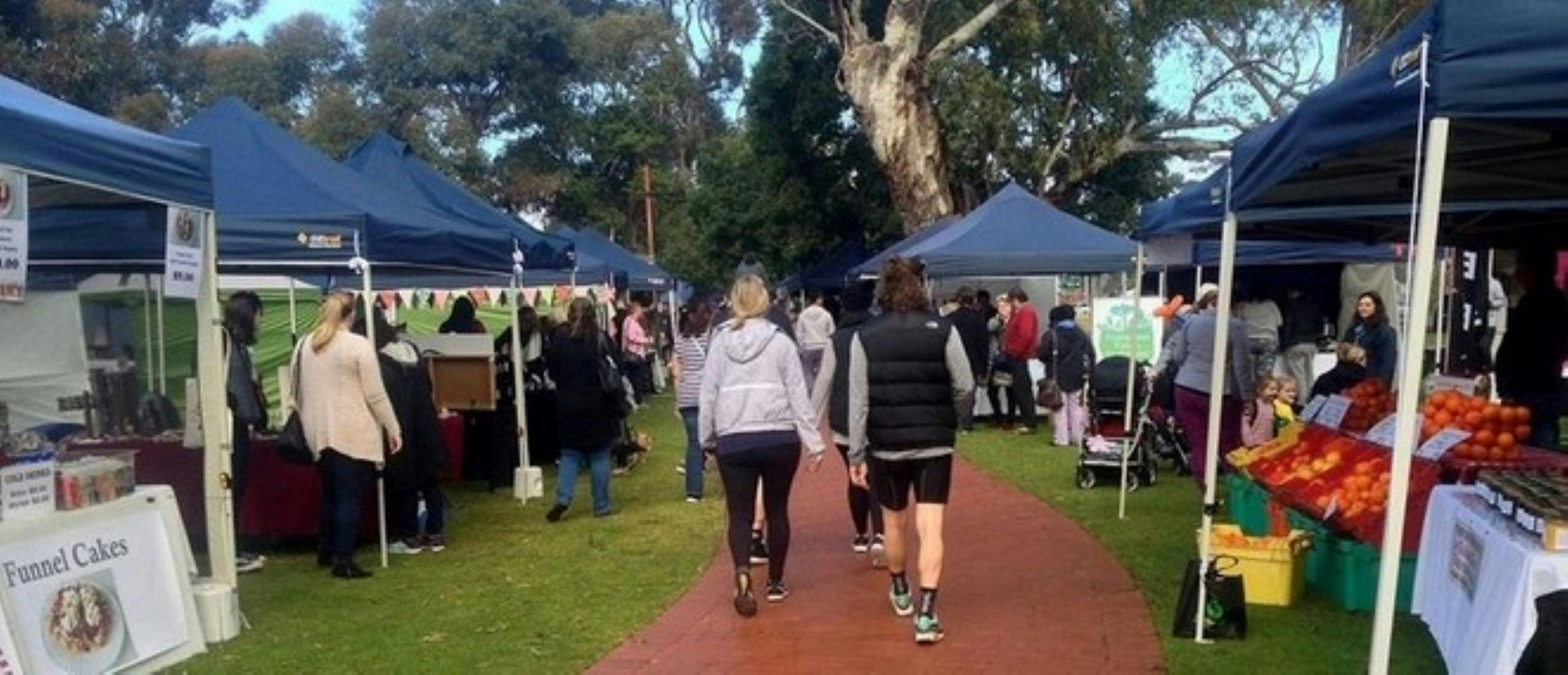 Stirling Square Market stalls