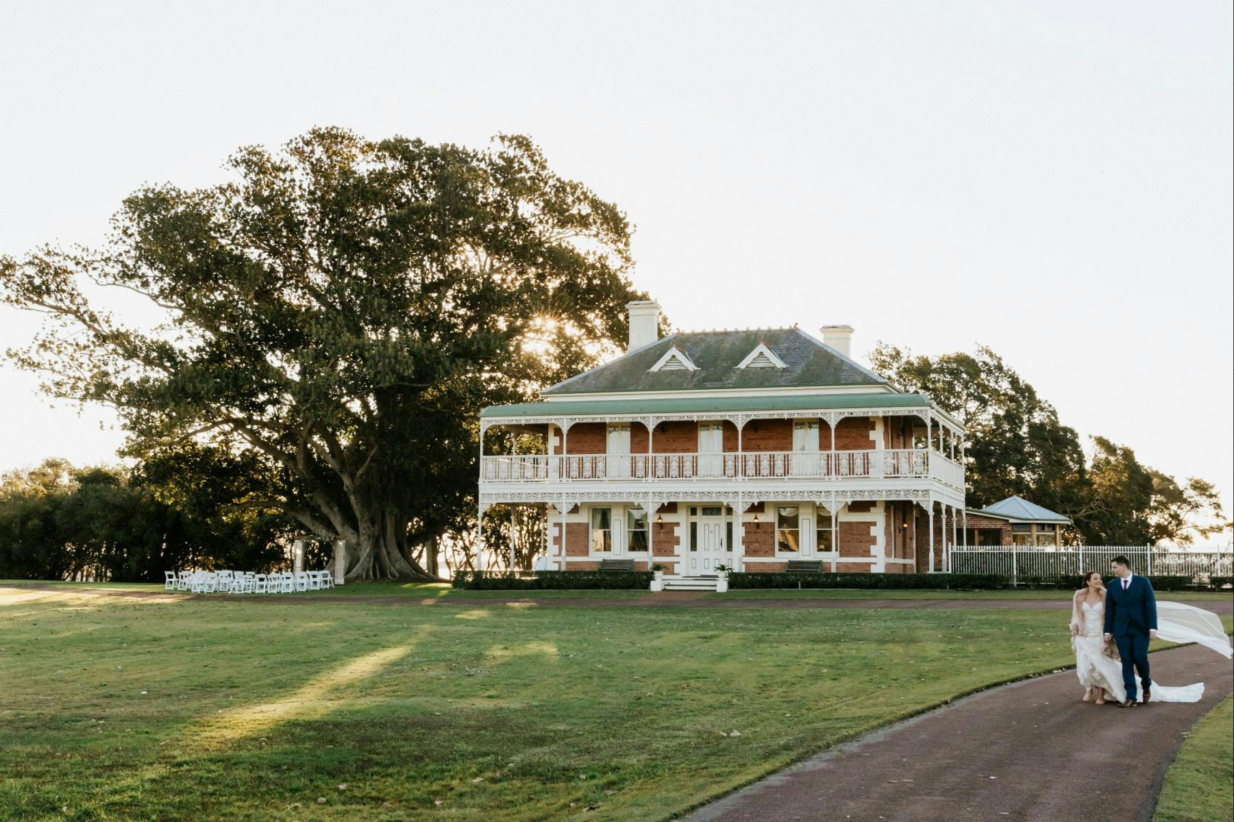 Historical homestead and Fig Tree