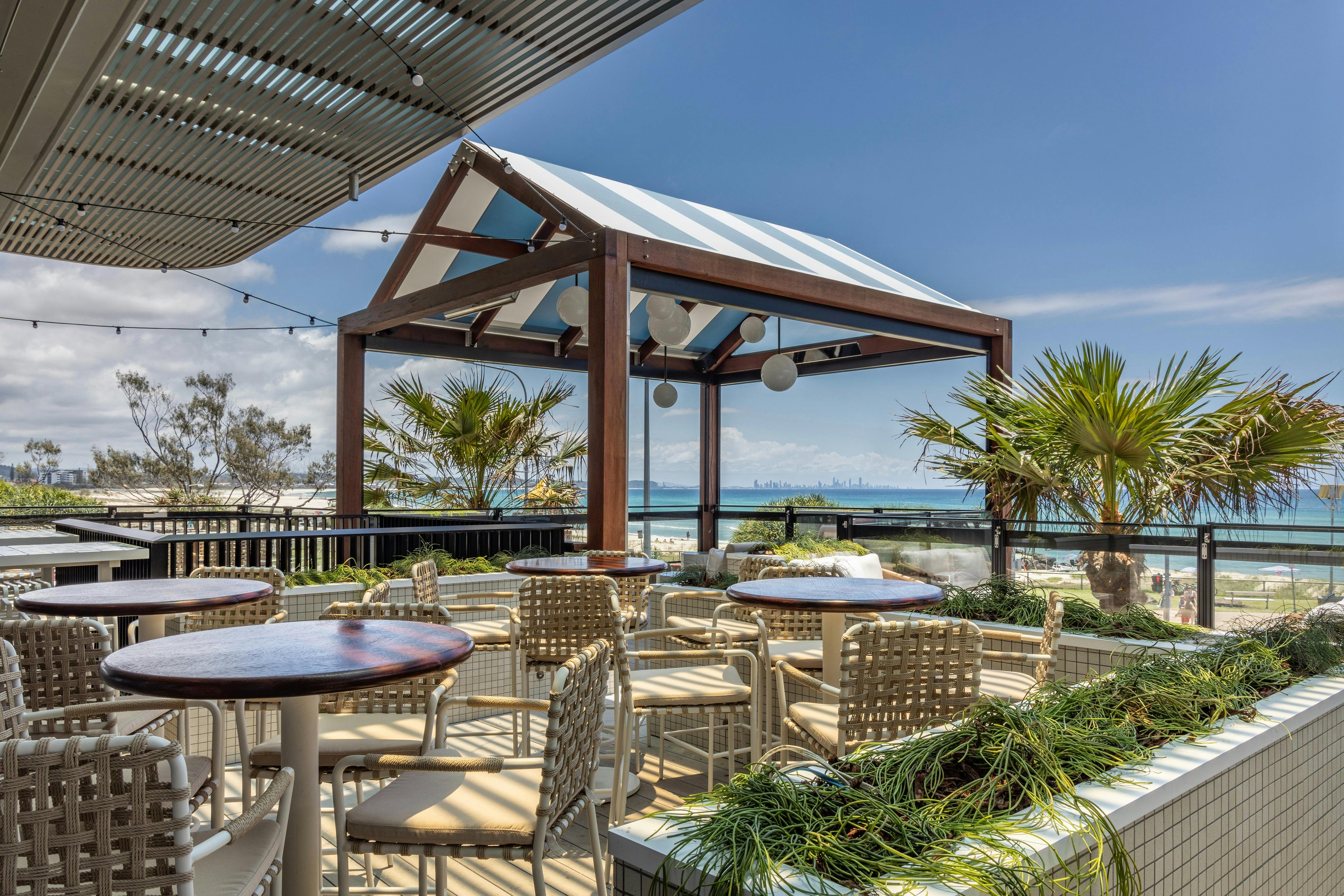 Beachside Terrace at Kirra Beach House