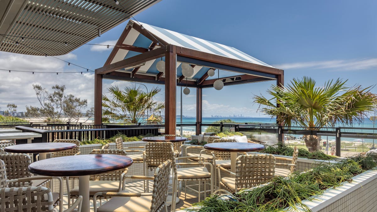 Beachside Terrace at Kirra Beach House