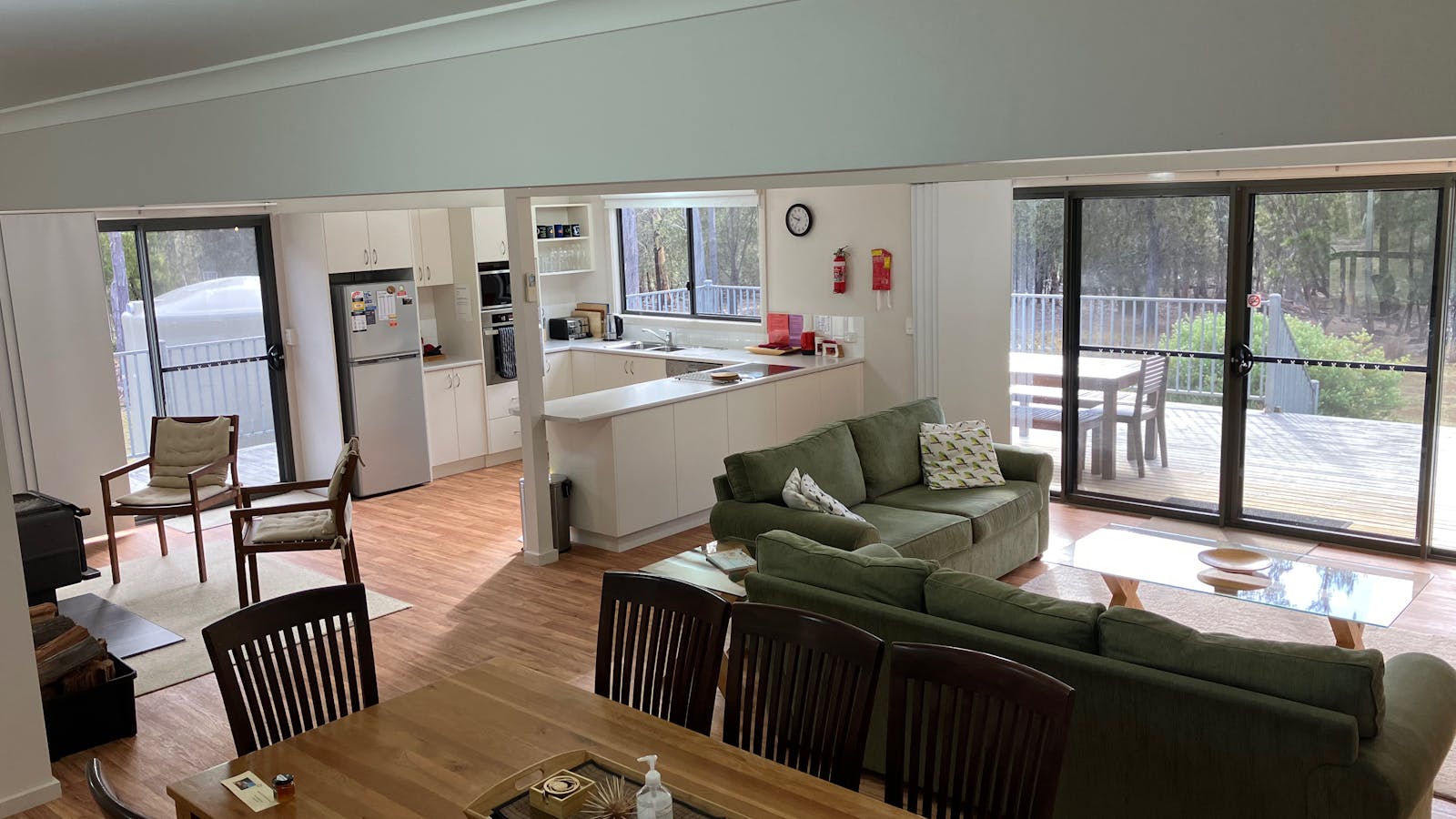 Spacious living area.