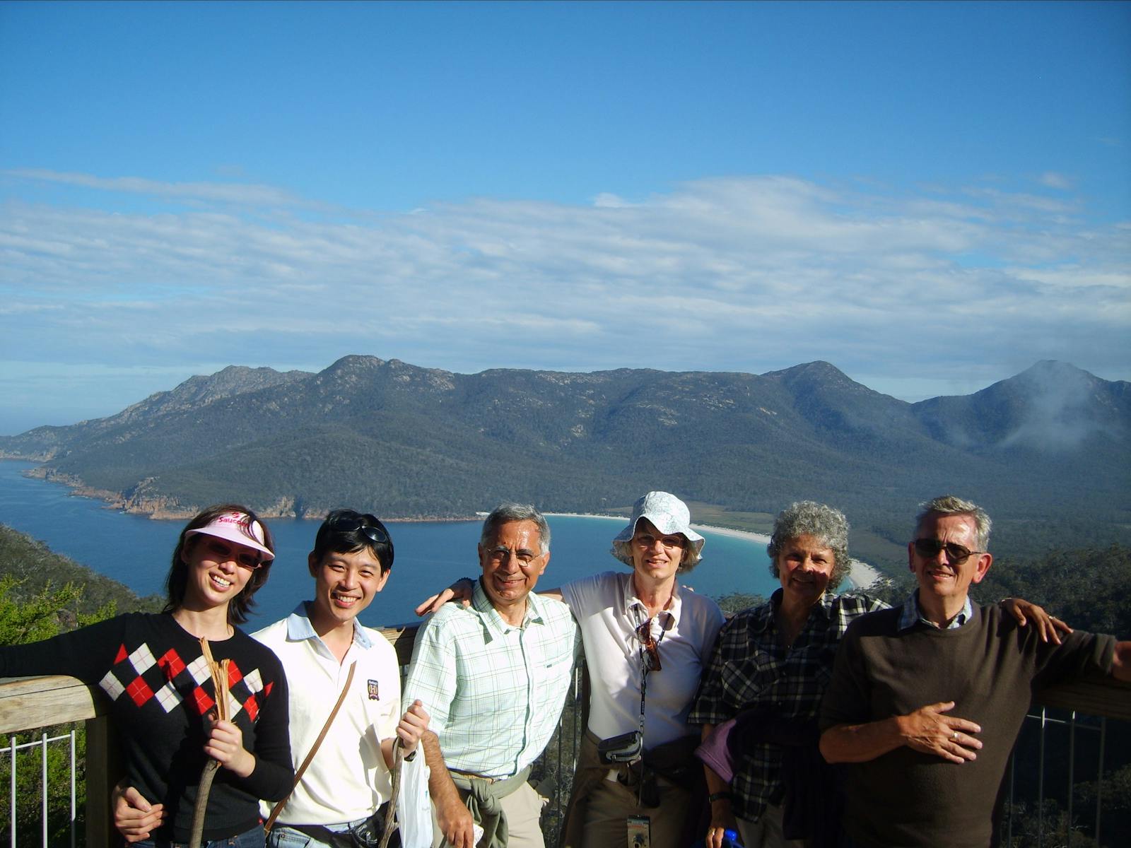 At Wineglass Bay Lookout
